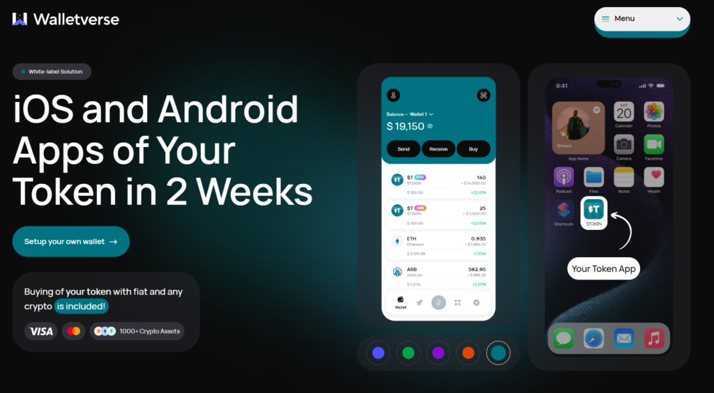 White label crypto wallet Walletverse